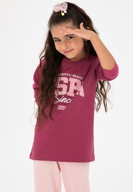 Kız Çocuk Fuşya Alt Üst Takım - 50299862007