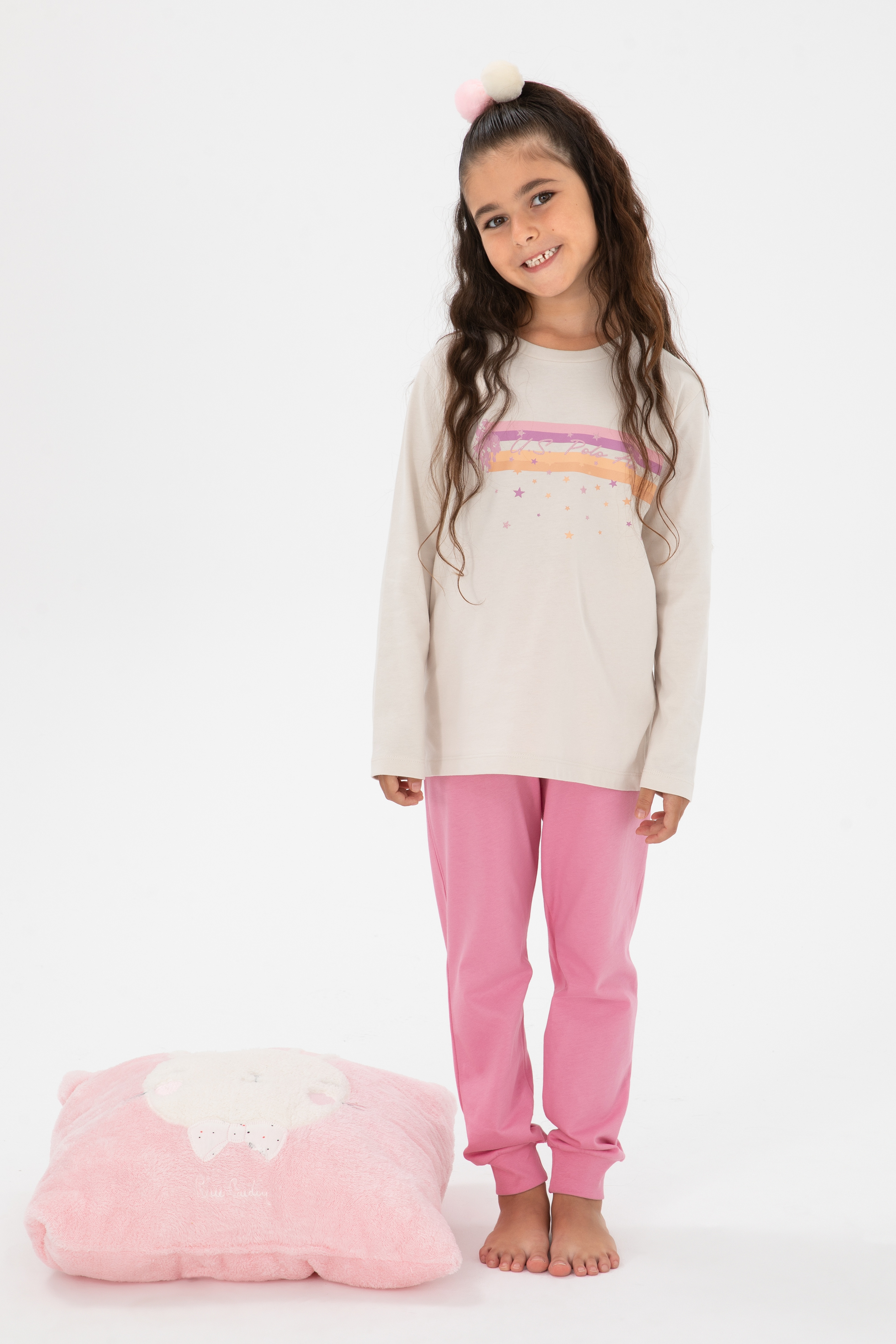 Kız Çocuk Pembe Alt Üst Takım - Image 1