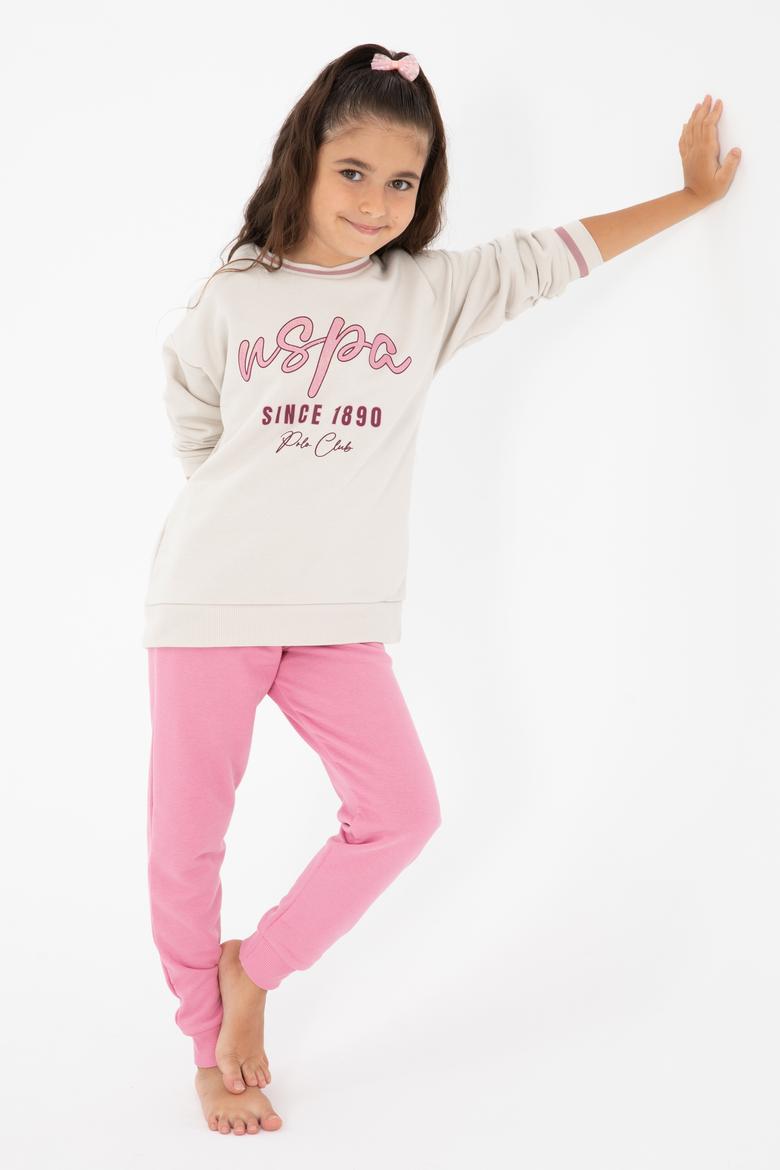 Kız Çocuk Toz Pembe Alt Üst Takım