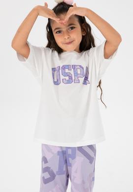 Kız Çocuk Lila Şortlu Alt Üst Takım - 50312553003