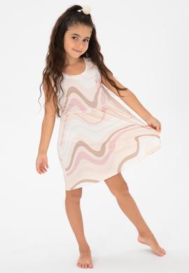 Kız Çocuk Bej Örme Elbise - 50312061013