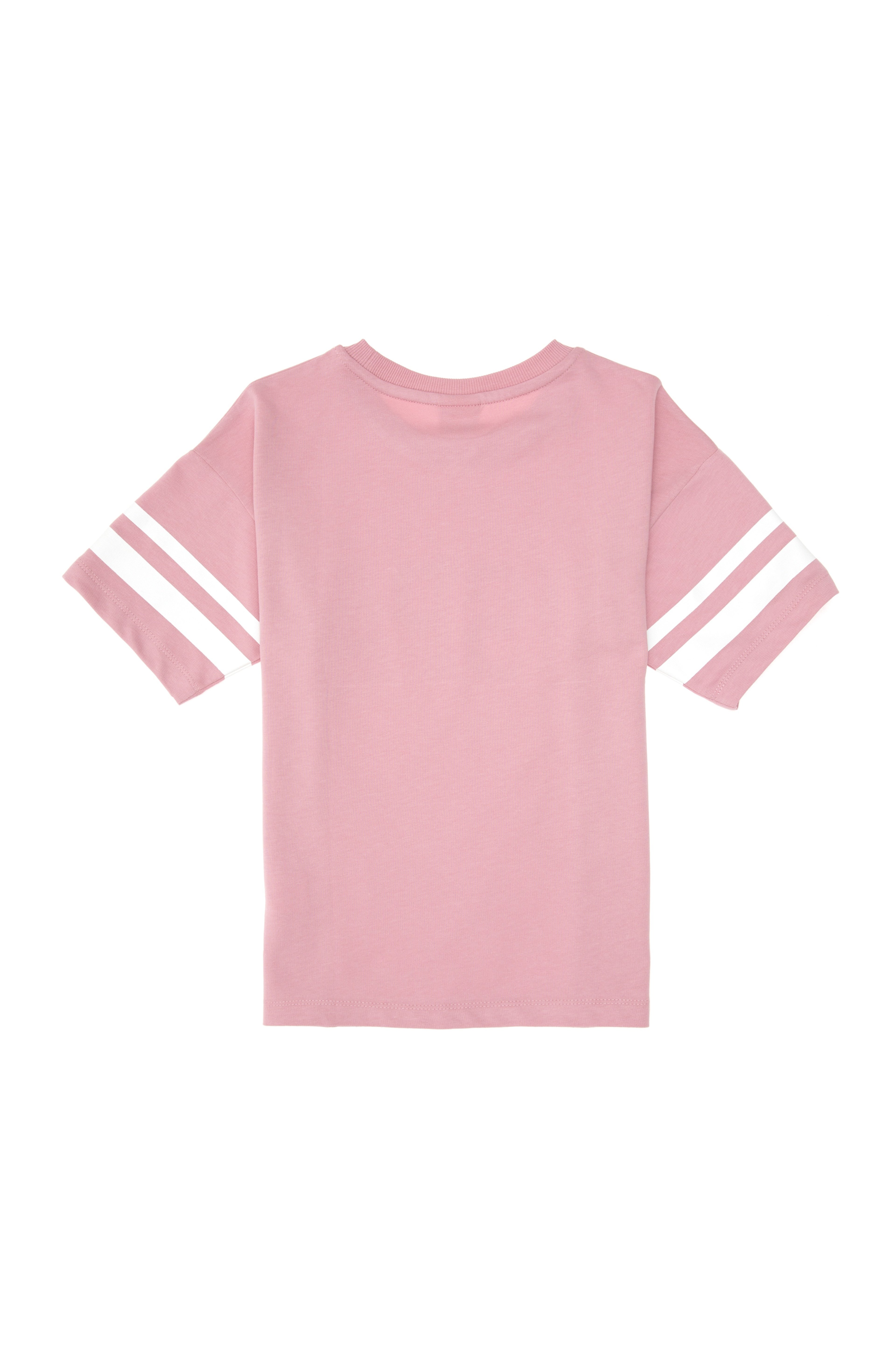 Kız Çocuk Pembe Şortlu Alt Üst Takım - Image 6