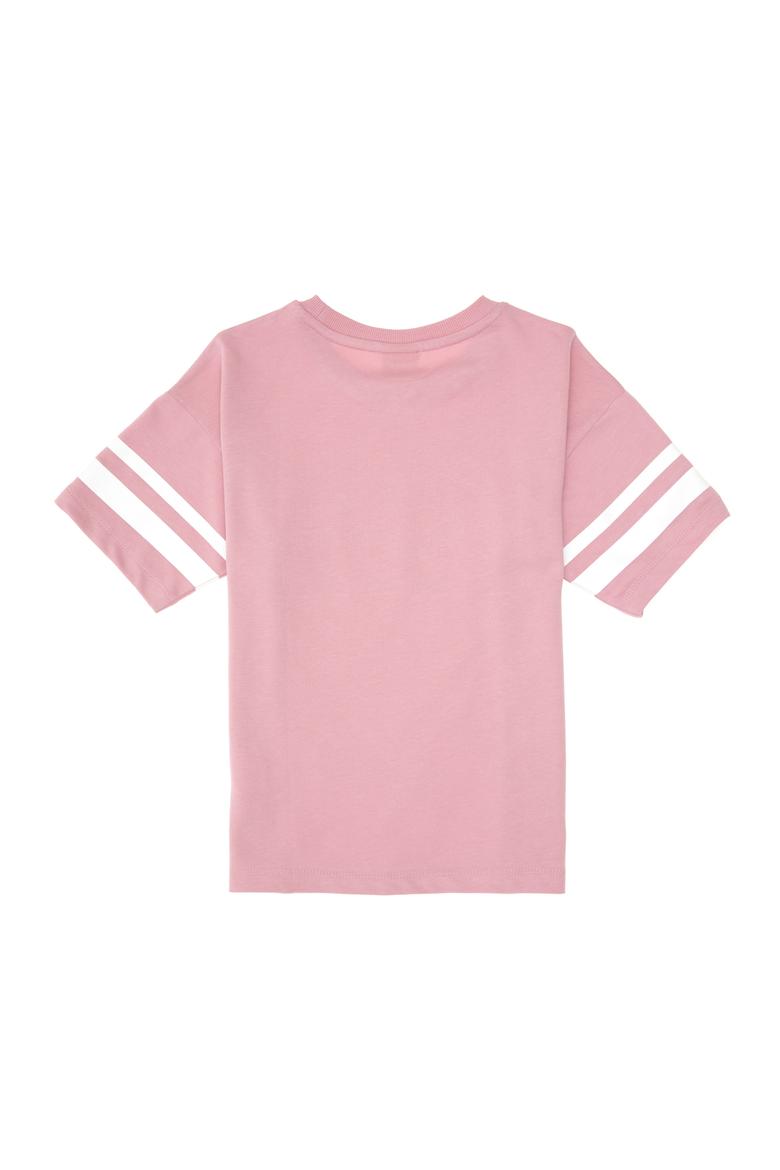 Kız Çocuk Pembe Şortlu Alt Üst Takım - 50312529002