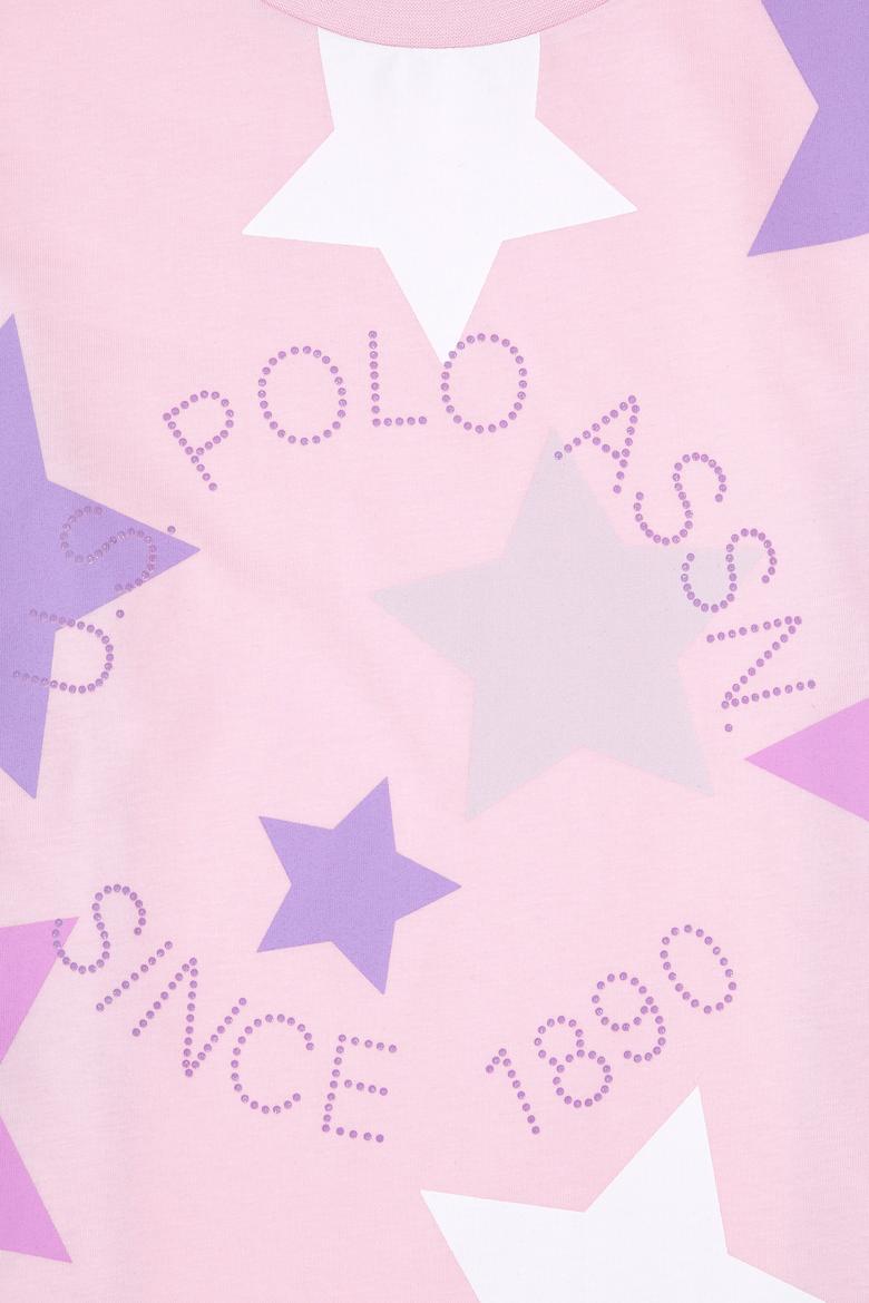 Kız Çocuk Lila Şortlu Alt Üst Takım - 50315466010