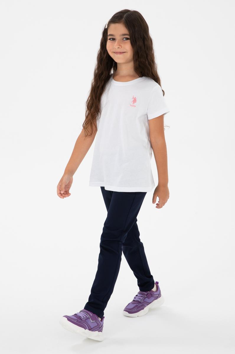 Kız Çocuk Lacivert Toothpick Fit Kanvas Pantolon