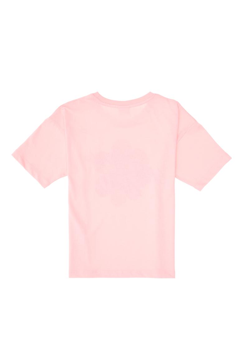 Kız Çocuk Somon Şortlu Alt Üst Takım - 50312506004