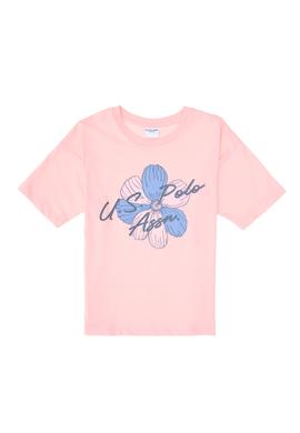 Kız Çocuk Somon Şortlu Alt Üst Takım - 50312506004