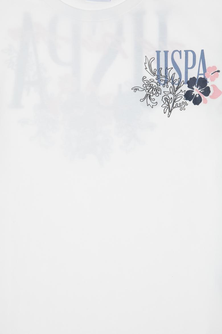 Kız Çocuk Beyaz Şortlu Alt Üst Takım - 50312453002