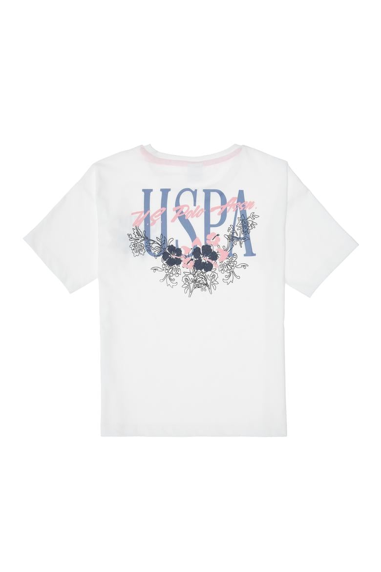 Kız Çocuk Beyaz Şortlu Alt Üst Takım - 50312453002