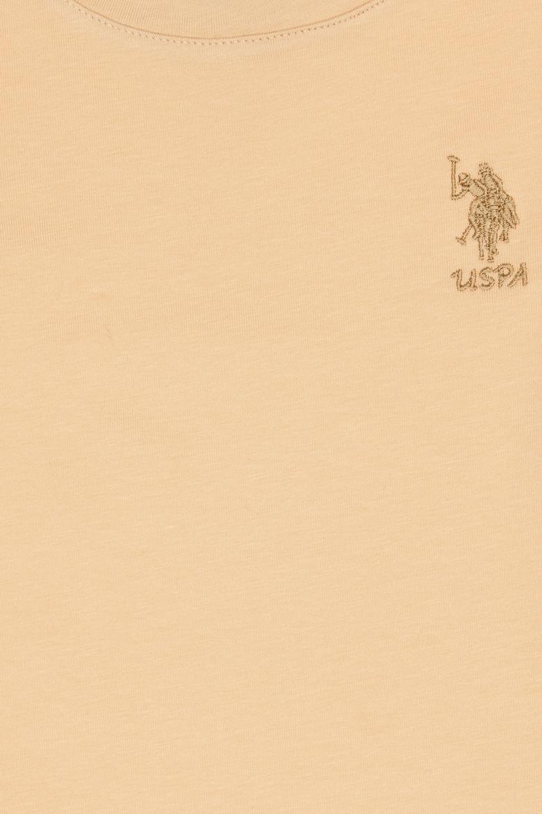 Kız Çocuk Bej Bisiklet Yaka Basic Sweatshirt - 50313123017