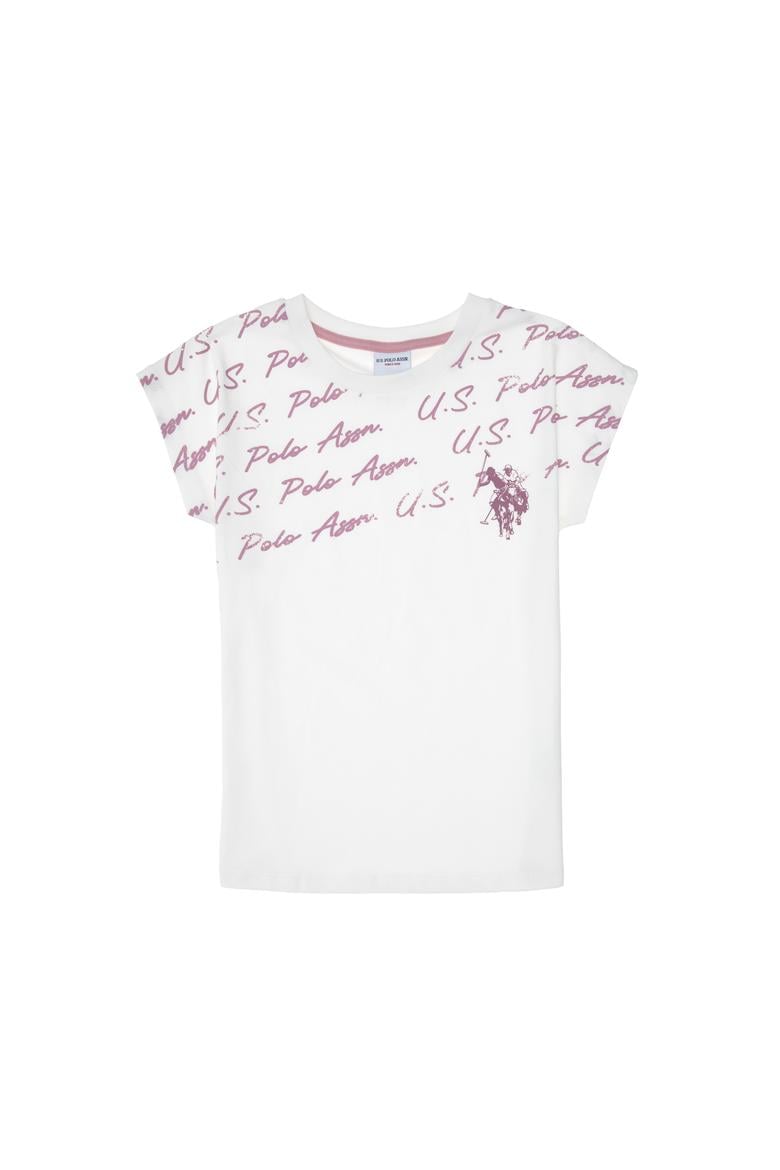 Kız Çocuk Toz Pembe Şortlu Alt Üst Takım - 50312190007