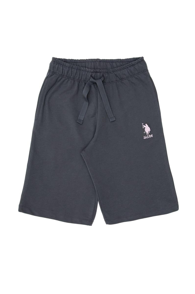 Kız Çocuk Toz Pembe Şortlu Alt Üst Takım