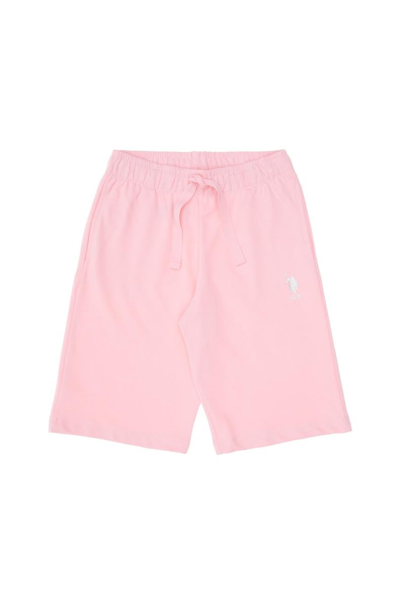 Kız Çocuk Somon Şortlu Alt Üst Takım - 50312484003