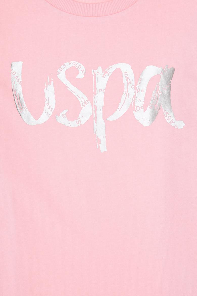 Kız Çocuk Somon Şortlu Alt Üst Takım - 50312484003