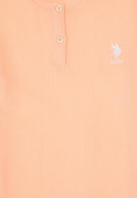 Kız Çocuk Somon Şortlu Alt Üst Takım - 50312537008