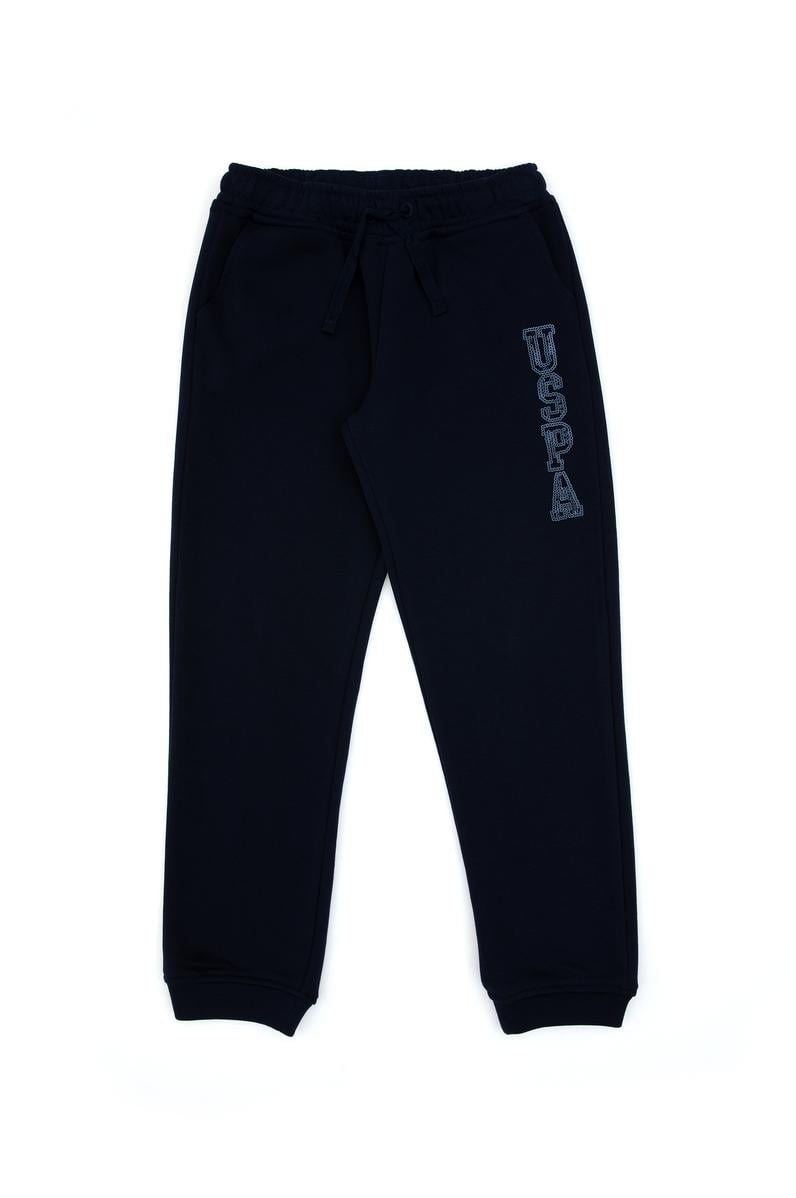 Kız Çocuk Lacivert Payet İşlemeli Jogger Eşofman Altı