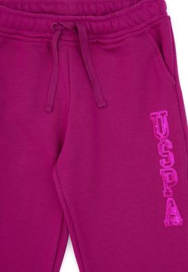 Kız Çocuk Fuşya Payet İşlemeli Jogger Eşofman Altı - 50314471009