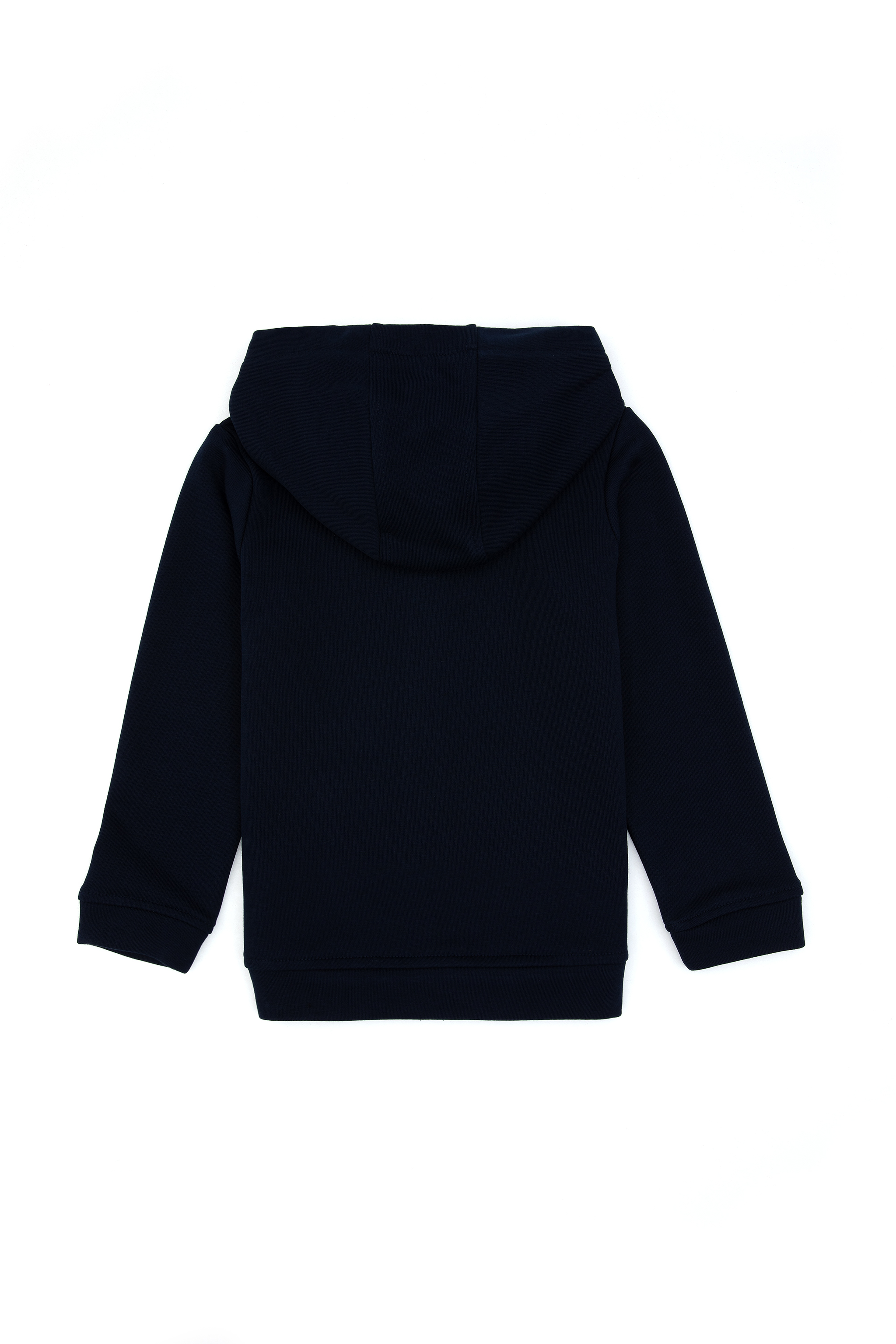 Kız Çocuk Lacivert Payet İşlemeli Kapüşonlu Basic Sweatshirt - Image 2
