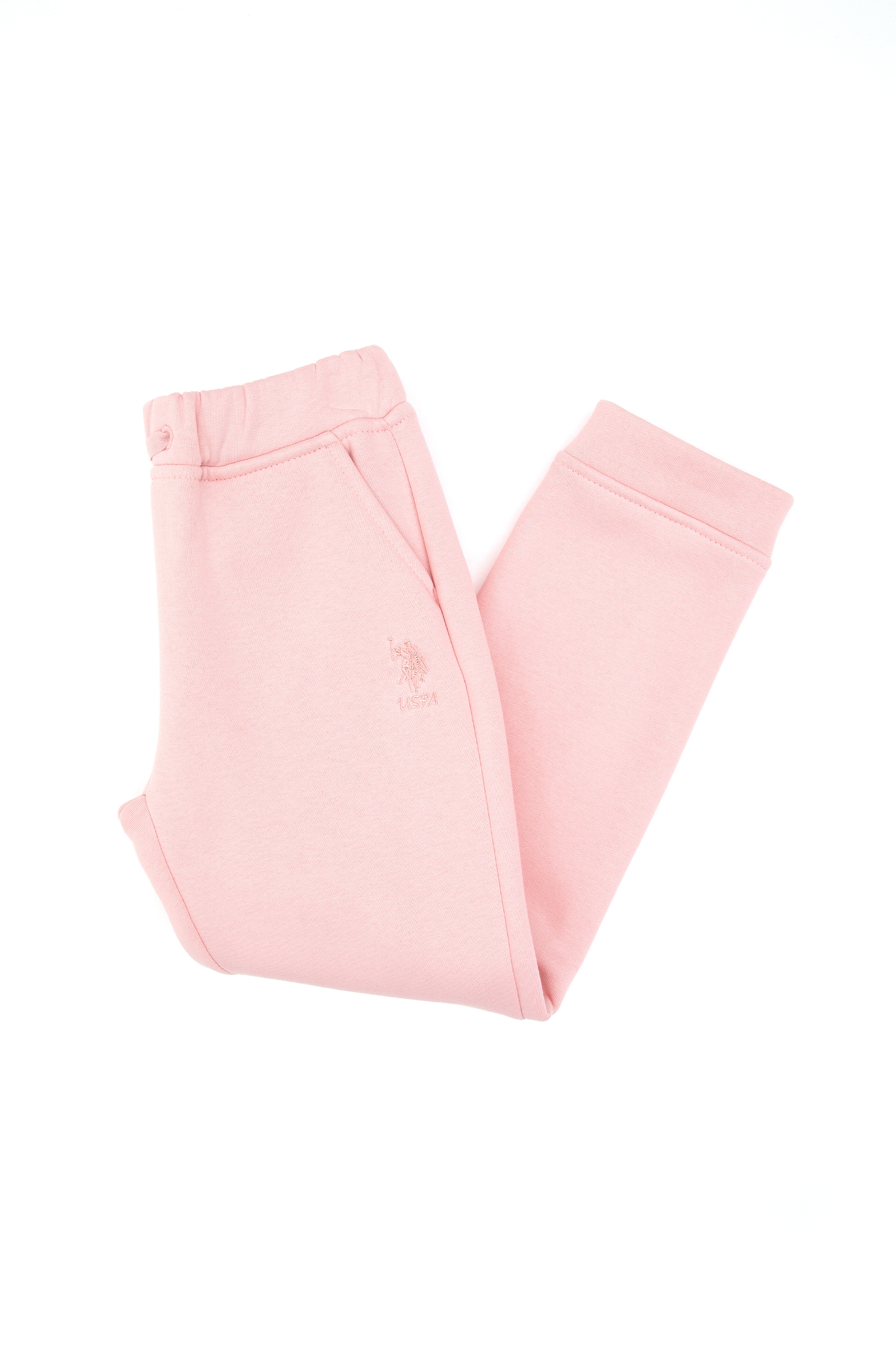 Kız Çocuk Toz Pembe Şardonlu Jogger Eşofman Altı