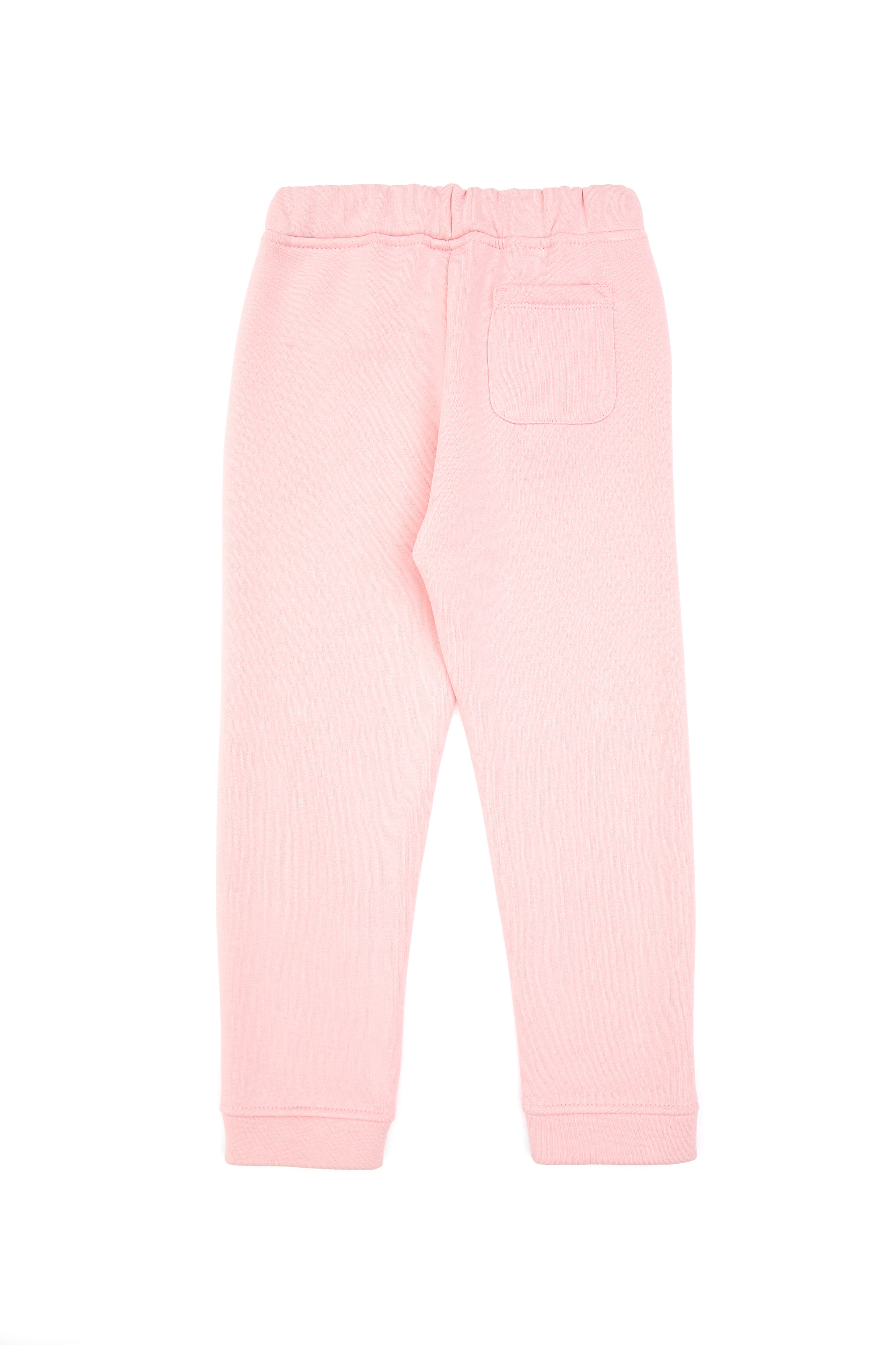Kız Çocuk Toz Pembe Şardonlu Jogger Eşofman Altı - Image 4