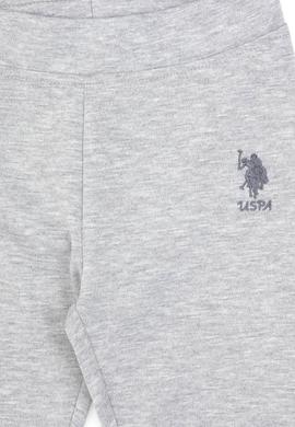 Kız Çocuk Açık Gri Melanj Tayt - 50316890025