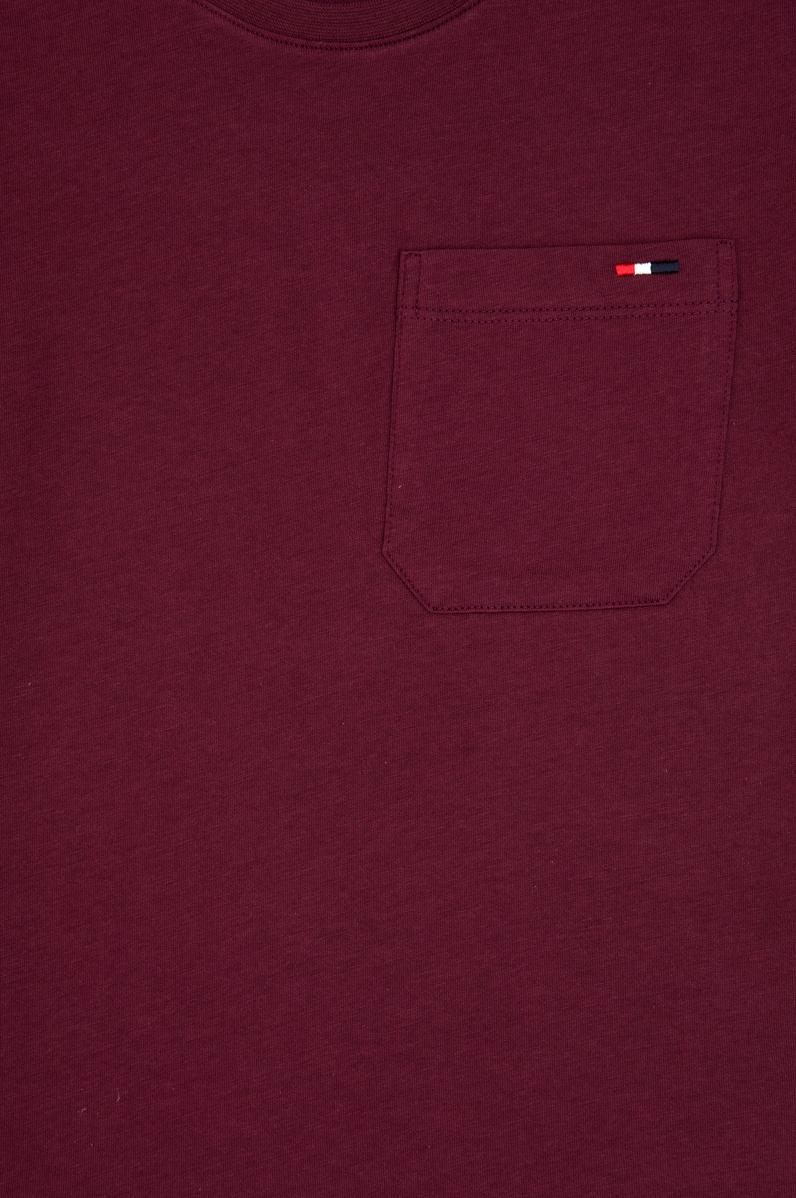 Erkek Çocuk Bordo Bisiklet Yaka Tişört