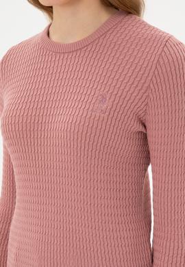 Kadın Orkide Bisiklet Yaka Basic Kazak - 50307763061