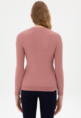 Kadın Orkide Bisiklet Yaka Basic Kazak - 50307763061