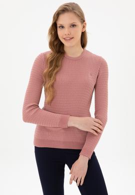 Kadın Orkide Bisiklet Yaka Basic Kazak - 50307763061