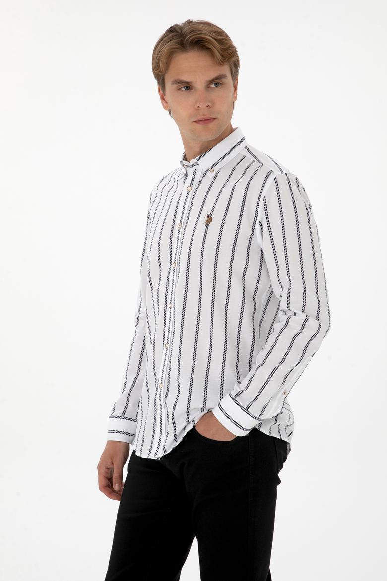 Erkek Lacivert Uzun Kollu Gömlek - 50308318008