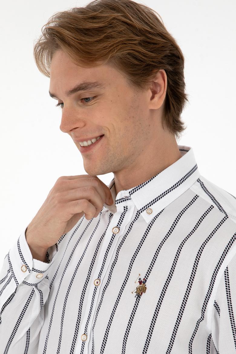 Erkek Lacivert Uzun Kollu Gömlek - 50308318008