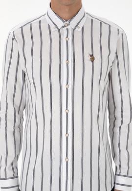 Erkek Lacivert Uzun Kollu Gömlek - 50308318008