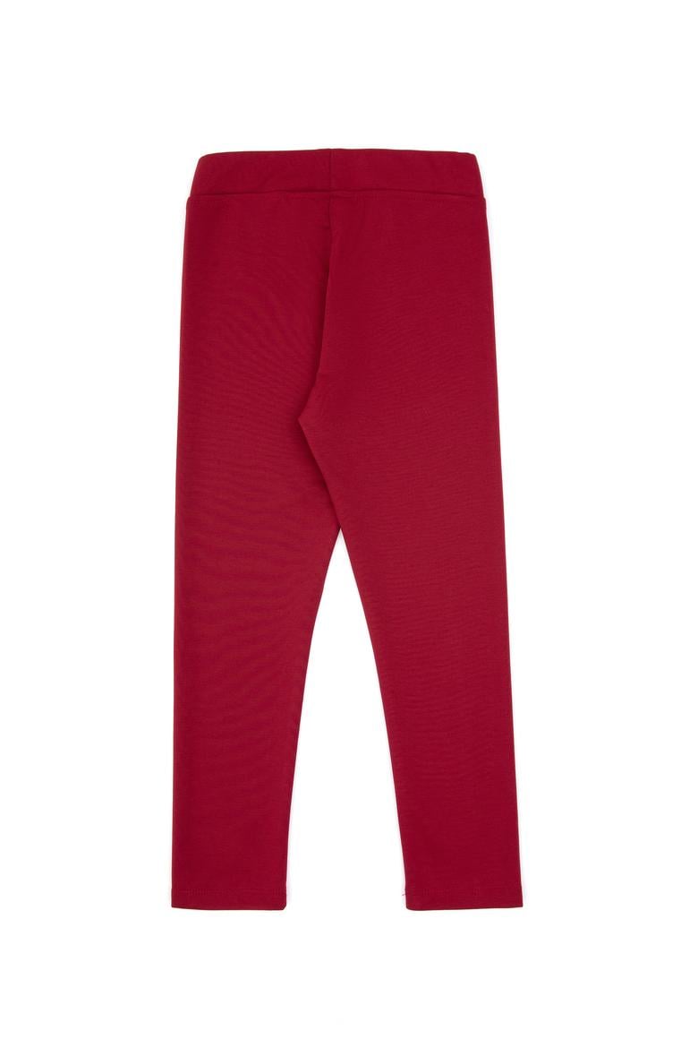 Kız Çocuk Koyu Frambuaz Tayt - 50316890043