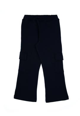 Kız Çocuk Lacivert Cep Detaylı Parlak Baskılı Eşofman Altı - 50316892023