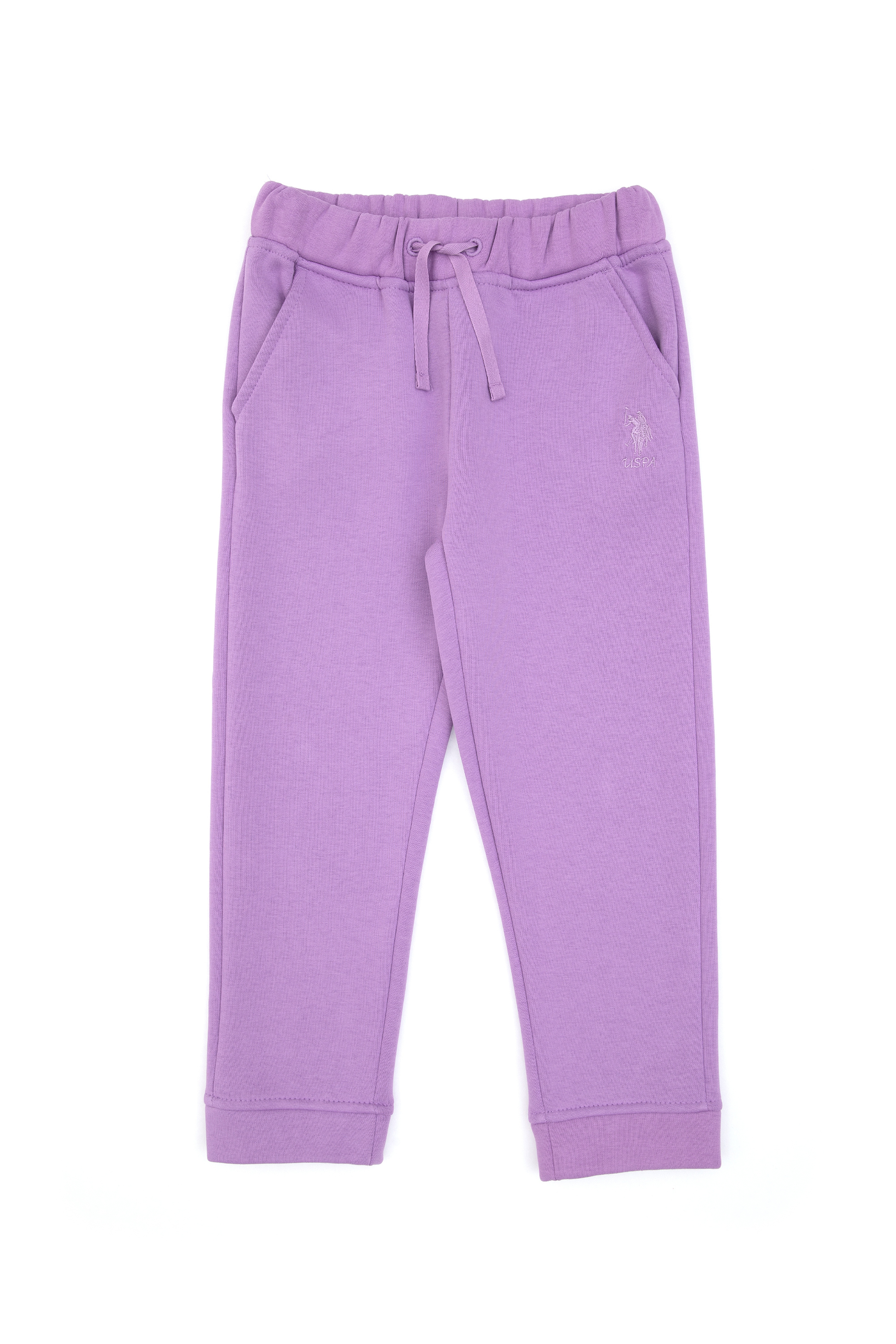 Kız Çocuk Lila Şardonlu Jogger Eşofman Altı - Image 2
