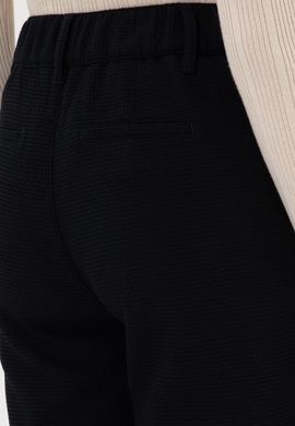 Kadın Lacivert Carrot High Waist Fit Kanvas Pantolon - 50316902006