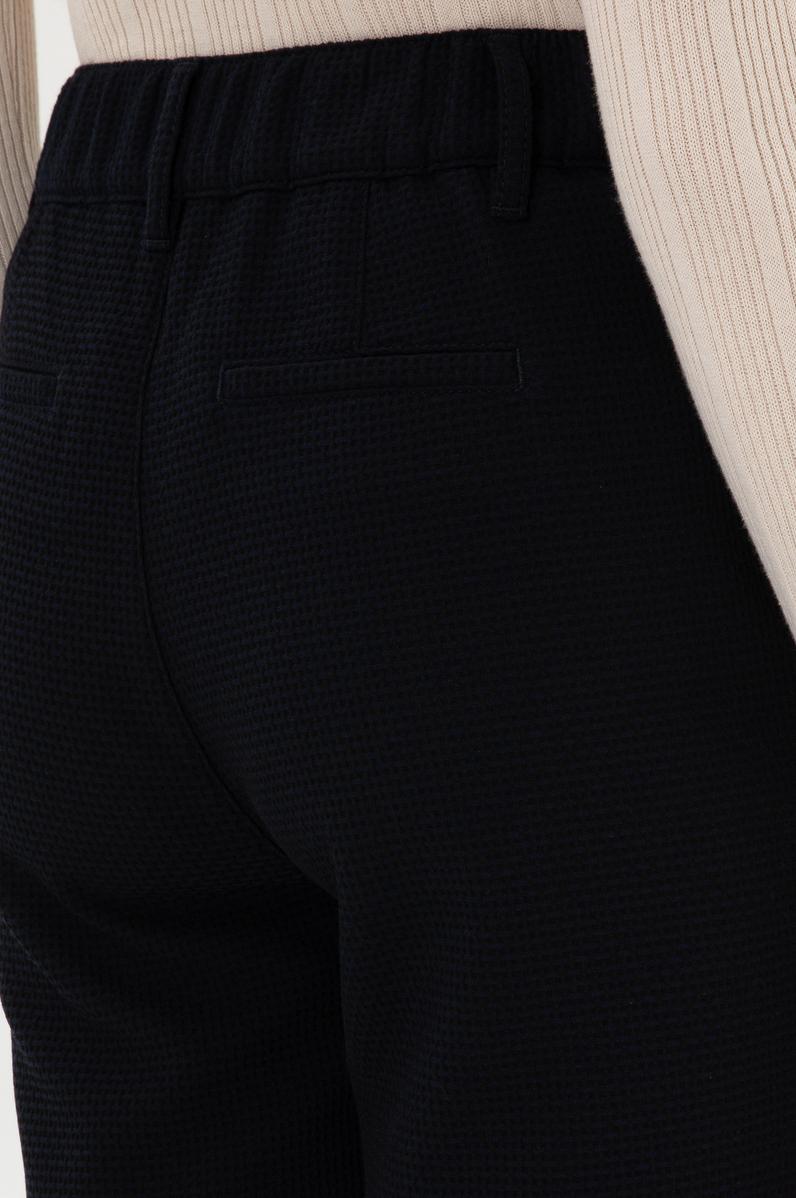 Kadın Lacivert Carrot High Waist Fit Kanvas Pantolon