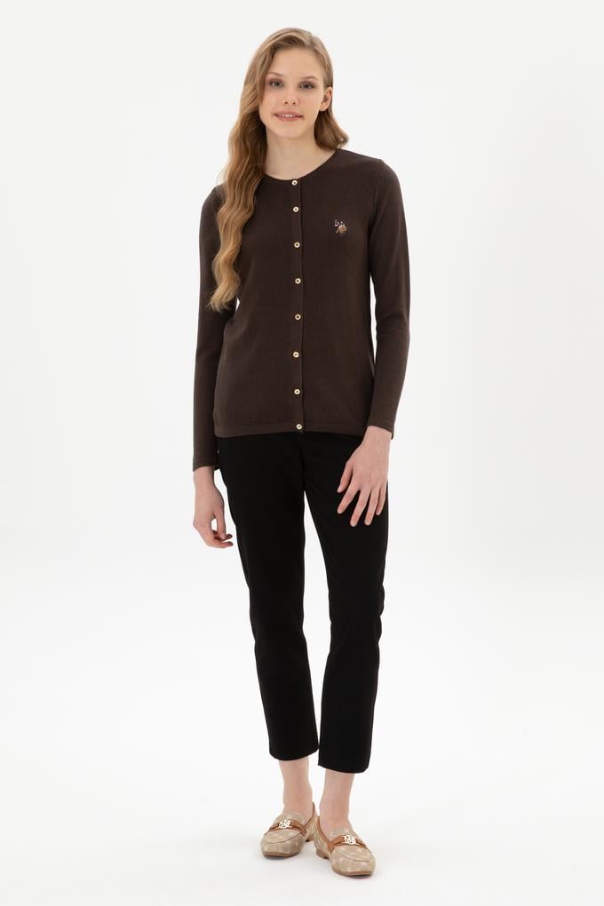 Kadın Siyah Carrot High Fit Kanvas Pantolon