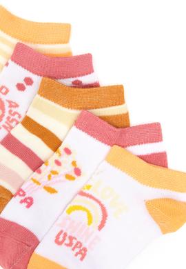 Kız Çocuk 5'li Patik Çorap - 50304449012