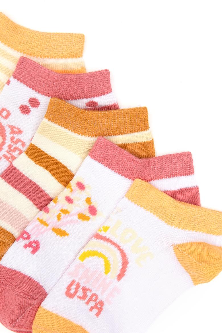 Kız Çocuk 5'li Patik Çorap - 50304449012