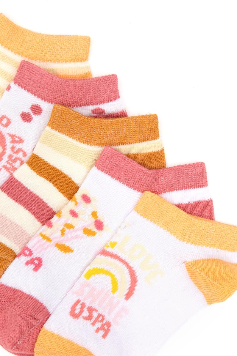 Kız Çocuk 5'li Patik Çorap