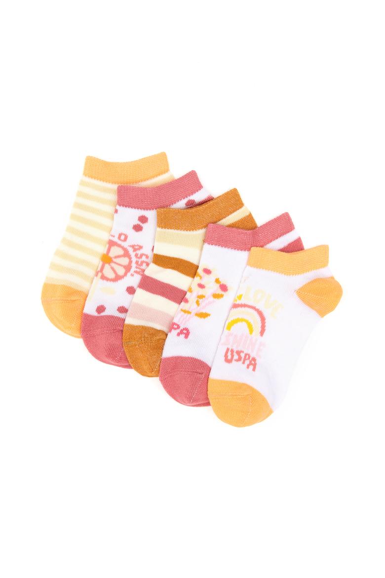 Kız Çocuk 5'li Patik Çorap