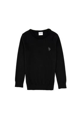 Erkek Çocuk Siyah Basic Kazak - 50315586022