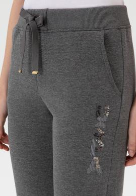 Kadın Antrasit Melanj Eşofman Altı - 50307705049