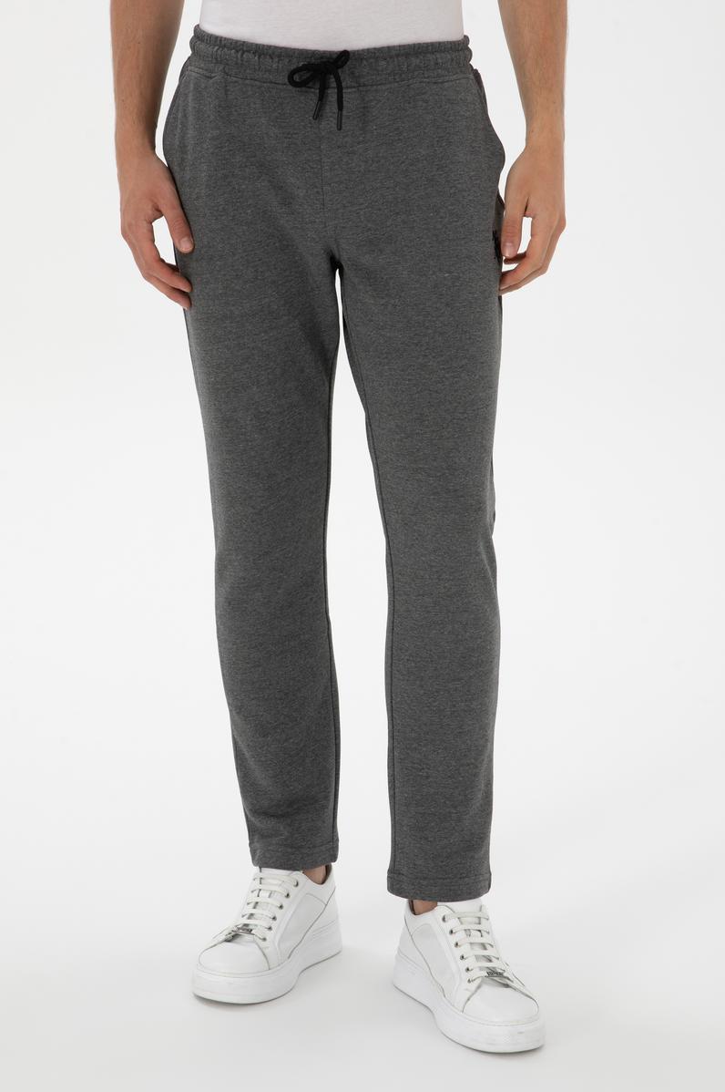 Erkek Antrasit Melanj Eşofman Altı