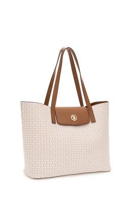 Kadın Bej Makyaj Çantalı Kol Çantası - 50293697007