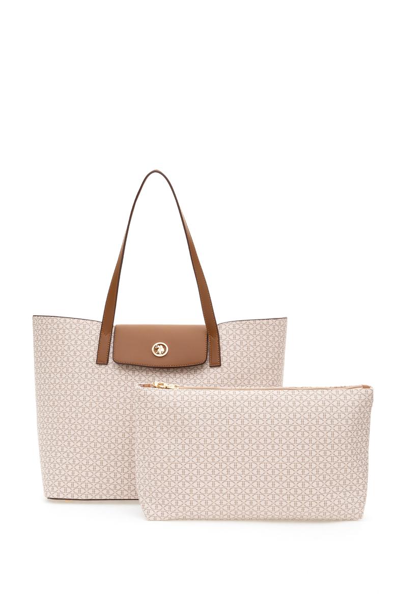 Kadın Bej Makyaj Çantalı Kol Çantası - 50293697007