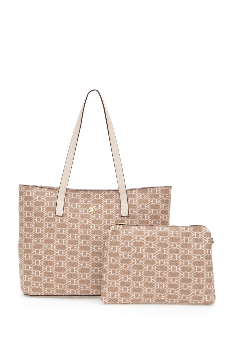 Kadın Kum Makyaj Çantalı Kol Çantası