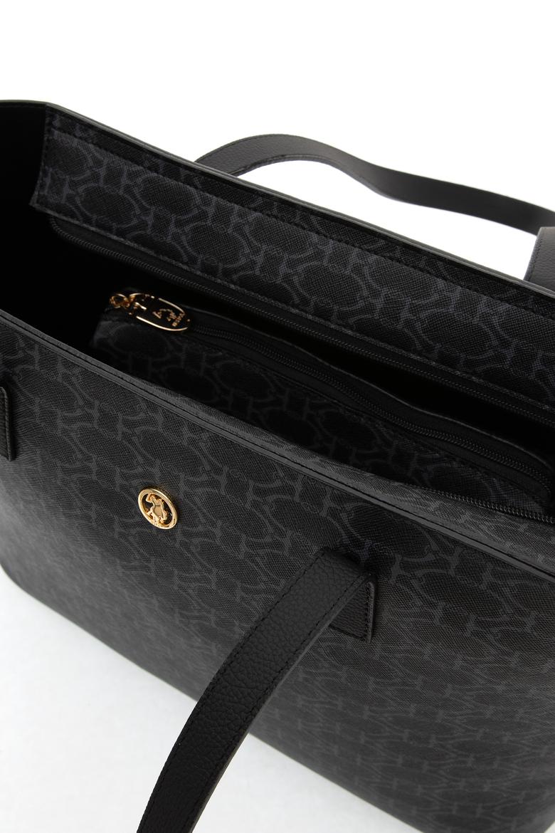 Kadın Siyah Makyaj Çantalı Kol Çantası - 50311548004