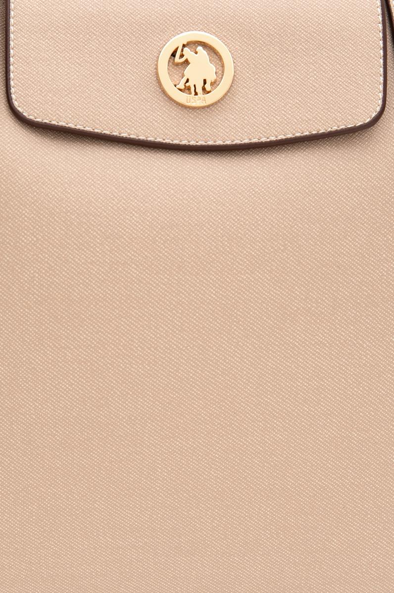 Kadın Bej Makyaj Çantalı Kol Çantası